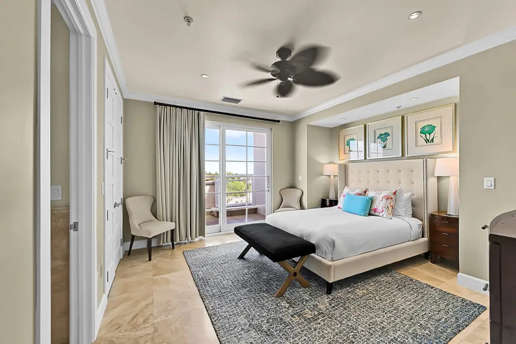 Luxury Seven Mile Beach penthouse bedroom